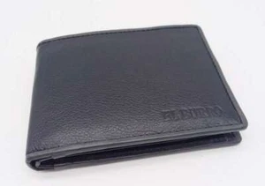 EL BURRO Portafoglio Pelle RFID Portafoglio Portamonete Catenaccio Interno Nero 12 x 9 cm - Foto 1 di 7