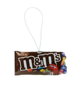 M&M's Süßigkeiten hängender Christbaumschmuck braun Größe 2x4" - Bild 1 von 5