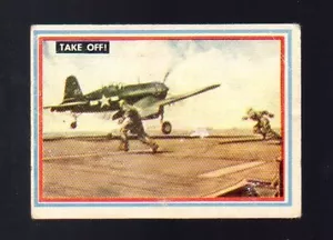 Tarjeta Fighting Marines 1953 # 25 - TOPPS - ¡Despegue! - Imagen 1 de 2