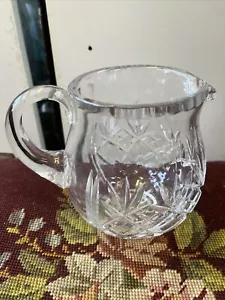 ceska crystal glass tradition ball water pitcher Vase - Picture 1 of 12