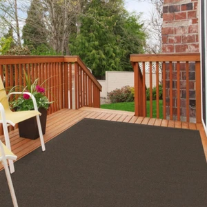 Area Rug with No Backing 6 ft. x 8 ft. Indoor Outdoor Mold and Mildew Resistance - Picture 1 of 6