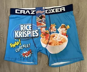 Nuevo con etiquetas Calzoncillos boxer Kellogg's Crazy Boxer Rice Krispies cereal talla XXL (44-46) - Imagen 1 de 5
