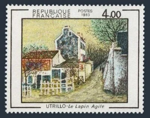 France 1869, MNH. Michel 2422. Art 1983. Le Lapin Agile, by Utrillo. - Picture 1 of 1