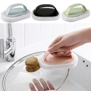 Handle Sponge Brush For Shower Bathtub Scrubber Brush Sponge With Handle - Photo 1/4