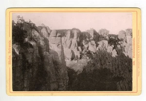 Collotype Photograph Ferdinandstein Rock Formation Germany 1890 Rommler Jonas - Picture 1 of 1