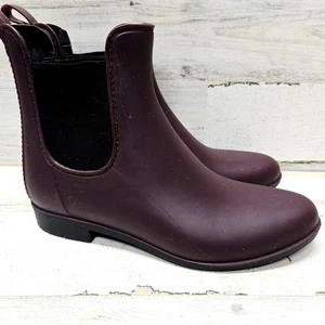 Sam Edelman Womens 8 M Tinsley Rain Boots Burgundy Purple - Picture 1 of 7