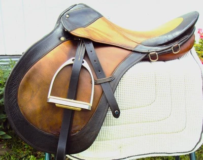 STUBBEN English/Jump/Cross Country Saddle- IMPERATOR - 18" -GREAT!  GERMANY Made - Image 1 of 4