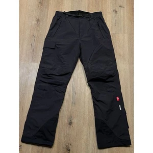 Alpine Design Mens Black Gore Tex Ski Snowboard Pants Sz L Waterproof Breathable - Picture 1 of 8
