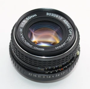Pentax 50mm f/1.7 SMC Prime Objektiv für K Mount SLR - scharf, sauber, getestet - Bild 1 von 7