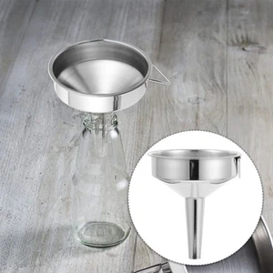 Embudo de cocina de acero inoxidable de transferencia de líquido de gran diámetro - Imagen 1 de 12