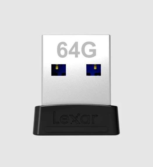 Lexar S47 64GB JumpDrive¬Æ Plug n Stay USB 3.1 Flash Drive, up to 250MB/s read A - Image 1 of 1