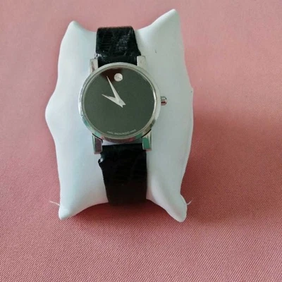 Reloj Swiss Made s/s tono plata MOVADO 84-A1-845. Correas Teiu Lizard. Foto 1 de 4