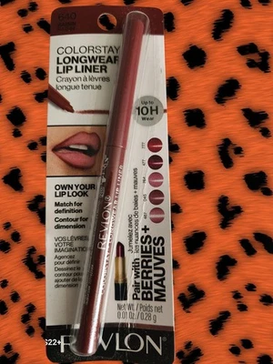 Lot Of 2 ..Revlon ColorStay Longwear Lip Liner 640 Raisin 0.01 oz  - Image 1 of 4