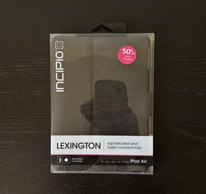 NEW Sealed Black Incipio Lexington Folio iPad Air Case Leather w Hard Shell Back - Picture 1 of 2