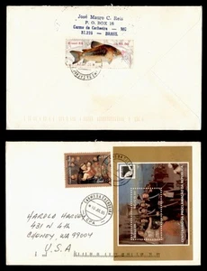 DR WHO 1995 BRAZIL CARMO DA CACHOEIRA TO USA w1553 - Picture 1 of 3
