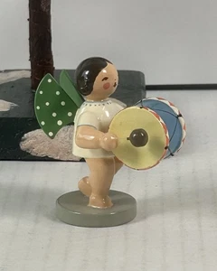 2804/25 Ange avec timbale de Wendt et Kühn Erzgebirge - Photo 1/5