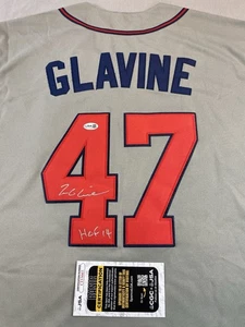 ATLANTA BRAVES- TOM GLAVINE AUTOGRAPH 1995 WORLD SERIES JERSEY JSA CI33655 - Picture 1 of 4