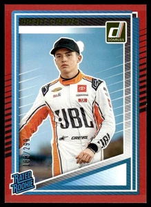 2025 Donruss Red Brent Crews 183/299 JGR #98 - Foto 1 di 2