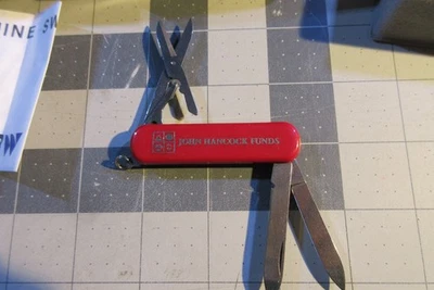 Swiss Army Knife (John Hancock) New in original box, NOS - Image 1 of 4