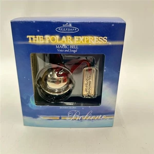Hallmark Andenken Weihnachtsschmuck Der Polarexpress magische Glocke Stimme & Klang - Bild 1 von 1