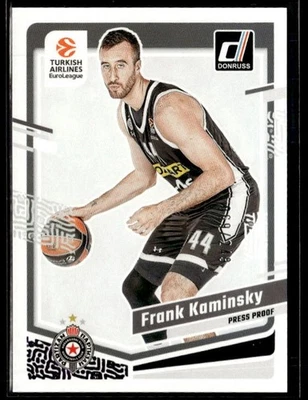 L57,508 - 2023-24 Donruss EuroLeague Press Proof Purple #111 Frank Kaminsky /249 - Image 1 of 2