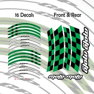 GP01 Racing 17" Rim Wheel Sticker For CB599 CB600 HORNET 03 04 05 06 - Picture 1 of 12