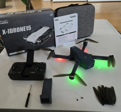 X-Drone 15, bürstenloser Motor, 2 Akkus, leicht, faltbar, 40km/h - Bild 1 von 4