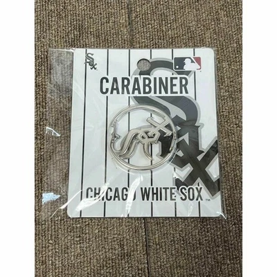 MLB Chicago White Sox Logo Carabiner Keychain 2.3" - Image 1 of 2