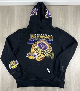 Los Angeles Lakers 17x Championship Rings Hoodie PRO STANDARD Mens Large NBA - Picture 1 of 11