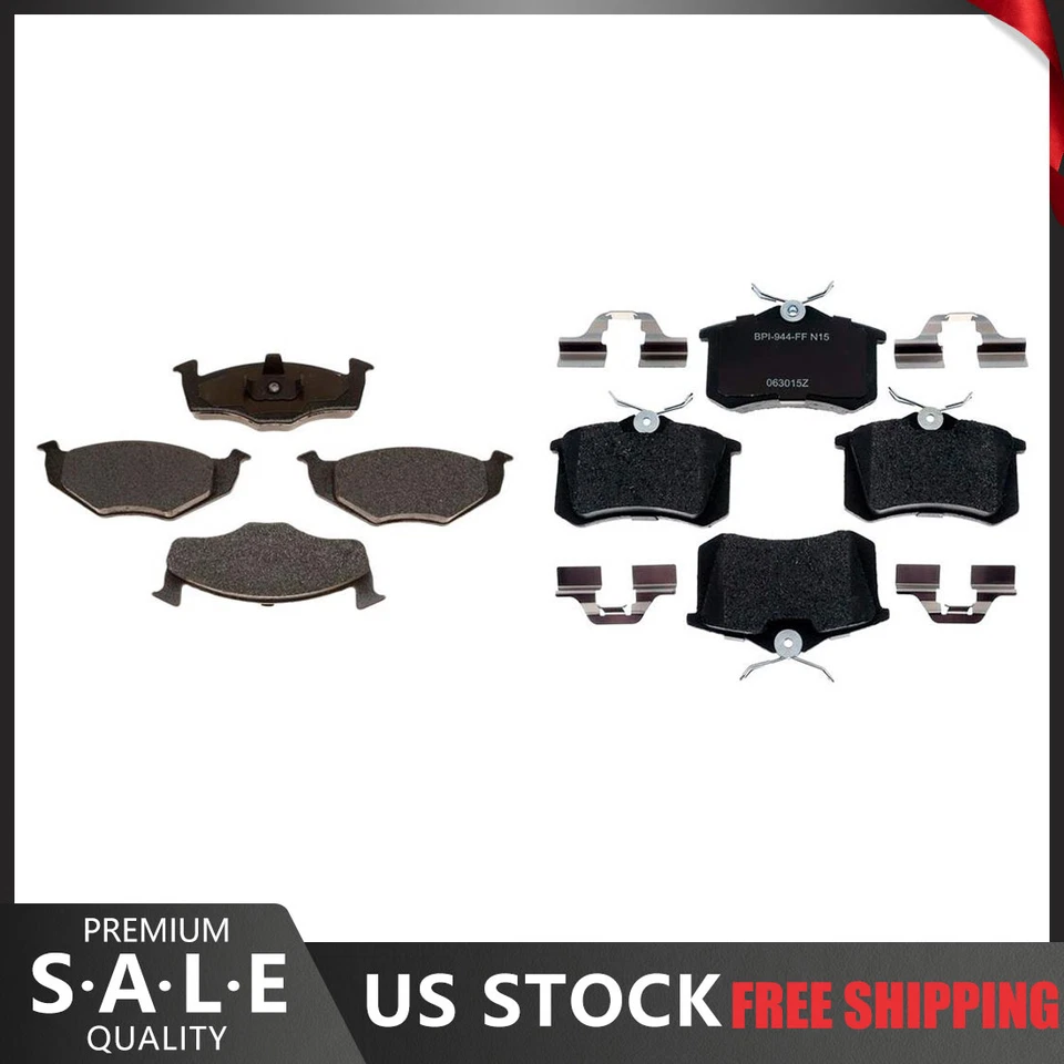 Pastillas de freno metálicas delanteras y traseras R-Line 1997 1996 para Volkswagen Golf Foto 1 de 4