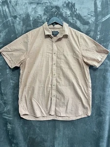 Pendleton Button Up Short Sleeve Shirt Mens XL lite Red Aztec Embroidered Design - Picture 1 of 8