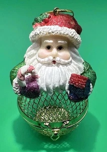 Babbo Natale Potpourri Profumo Gabbia Ornamento Albero di Natale Casa Decorazione Vacanze 5" - Foto 1 di 7