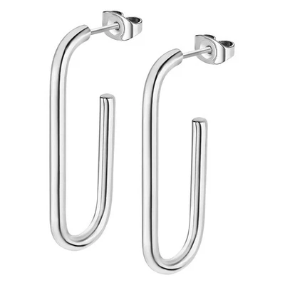 Orecchini Donna Lotus Style LS2230/4/1 In Acciaio A Semicerchio Ovale - Immagine 1 di 2