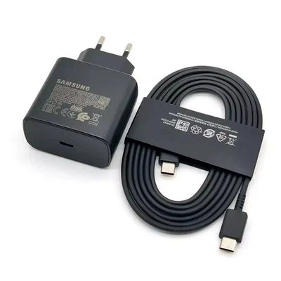 Caricabatterie SAMSUNG 45w. Adattatore di ricarica super veloce. Cavo1,8M Tipo C - Immagine 1 di 4
