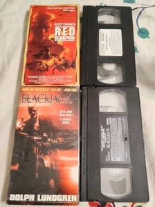 Dolph Lundgren VHS Lot Of 2 BlackJack Red Scorpion Action/Adventure Video 📼📼📼 - Picture 1 of 2