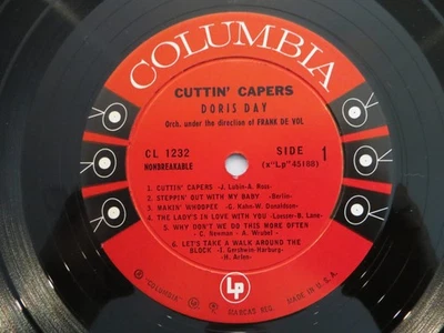 Doris Day – Cuttin' Capers - 1959 - Vinyl LP VG RECORD ONLY - NO COVER - Image 1 of 4