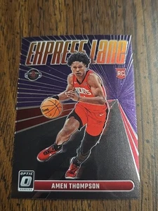 2023-24 Panini Donruss Optic Amen Thompson Express Lane RC #2 Houston Rockets - Picture 1 of 2