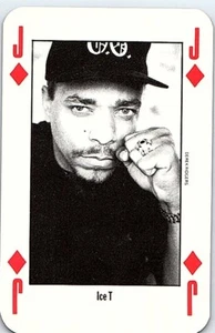 Tarjeta coleccionable Ice T 1992 NME Pop Rock nueva Musical Express - Imagen 1 de 2