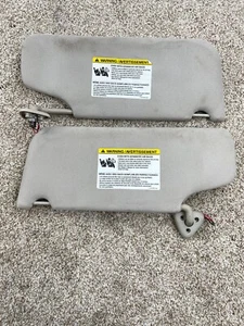 2004-2007 Ford Taurus Mercury Sable LH & RH Sides Sun Visors GRAY USED - Picture 1 of 7