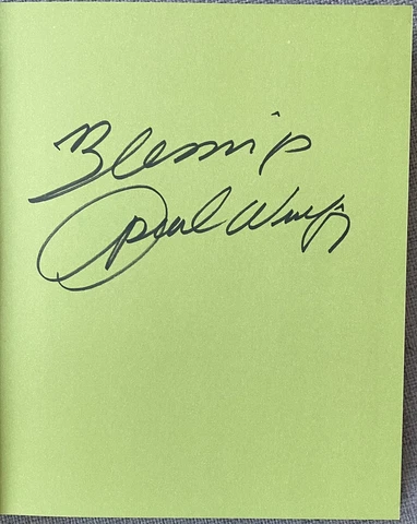 Oprah Winfrey Signed In Person The Path Made Clear HC 1st Ed. Book - Authentic Cover