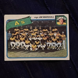 1980 Topps - Lista de verificación del equipo #96 Jim Marshall - Imagen 1 de 2