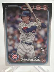 2024 Topps Pete Crow-Armstrong #407 RC Chicago Cubs - Picture 1 of 2