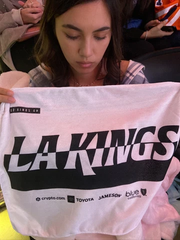 LA Kings Rally Towel Round 1 Stanley Cup Playoffs Game 3 on 5/6/2020 Vs Oilers Cover