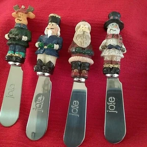 JOIE Weihnachten Urlaub Käse Streuer 4er Set Santa Schneemann Rentier Soldat - Bild 1 von 7