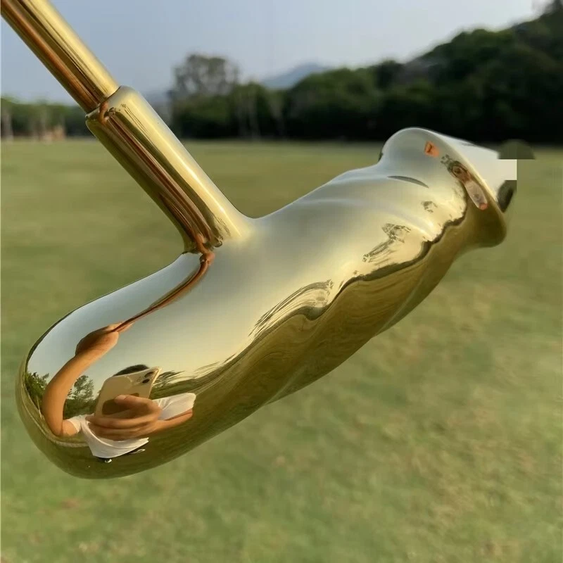 Rare Gold Finish Novelty Putter 34" – Unusual Golf Club Competition Prize Gift - Image 1 of 4