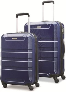 Samsonite Invoke Hardside Luggage with Spinner Wheels, Navy, 2-Piece Set (20/24) - Picture 1 of 4