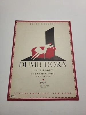 James H. Rogers - Dumb Dora -1927 Sheet Music - Image 1 of 4
