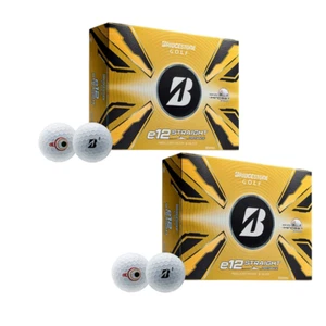 2 Dozen Bridgestone e12 Straight Golf Balls, White - Picture 1 of 4