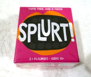 NEW Splurt Gamewright The Think Fast, Say It Fast Card Game  2+ Players Age 10+ - Picture 1 of 3