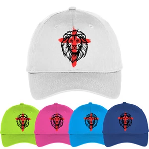 León Jesús Cruz Fe Religiosa Sarcástica Protección Exterior Impresa Gorra Regalo - Imagen 1 de 18